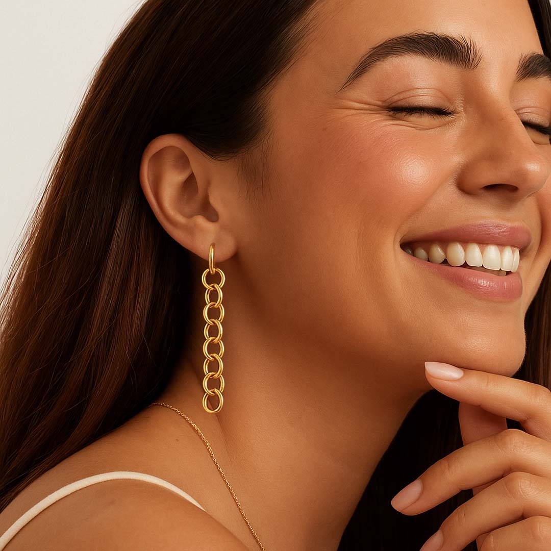 Elegant Chain Earrings - Amalfa