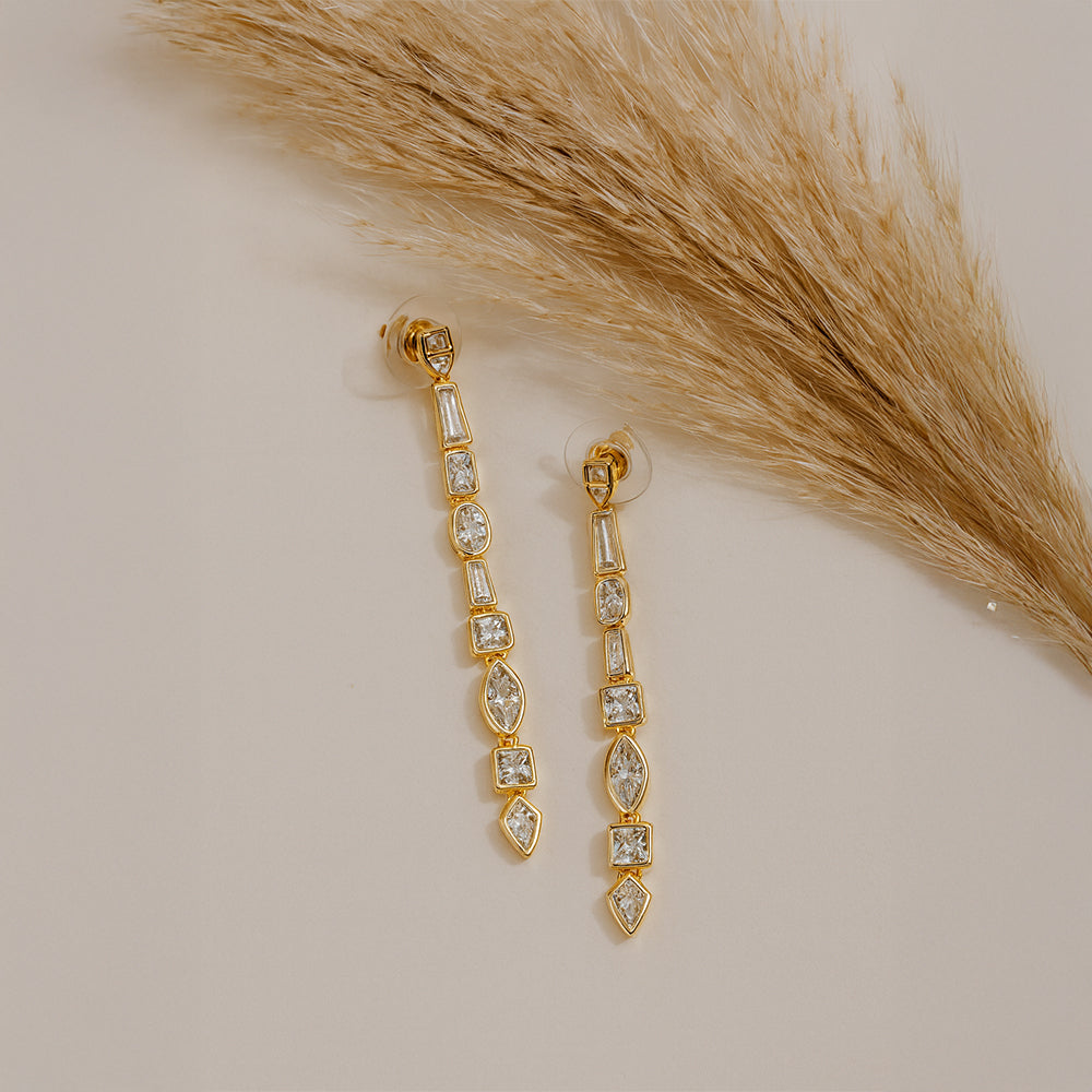 Sophie Geometric Earrings for Women - Amalfa