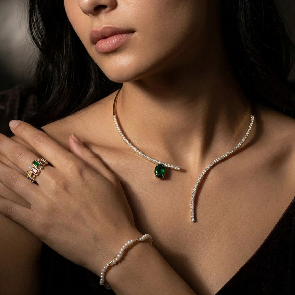 Thalia Prism Adjustable Ring
