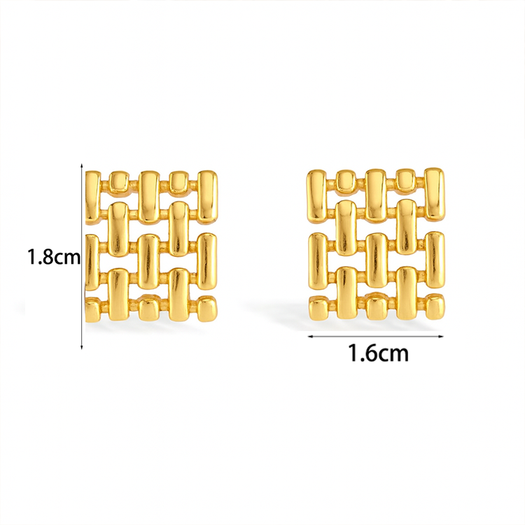 Jovi Bold Stud Earrings - Amalfa