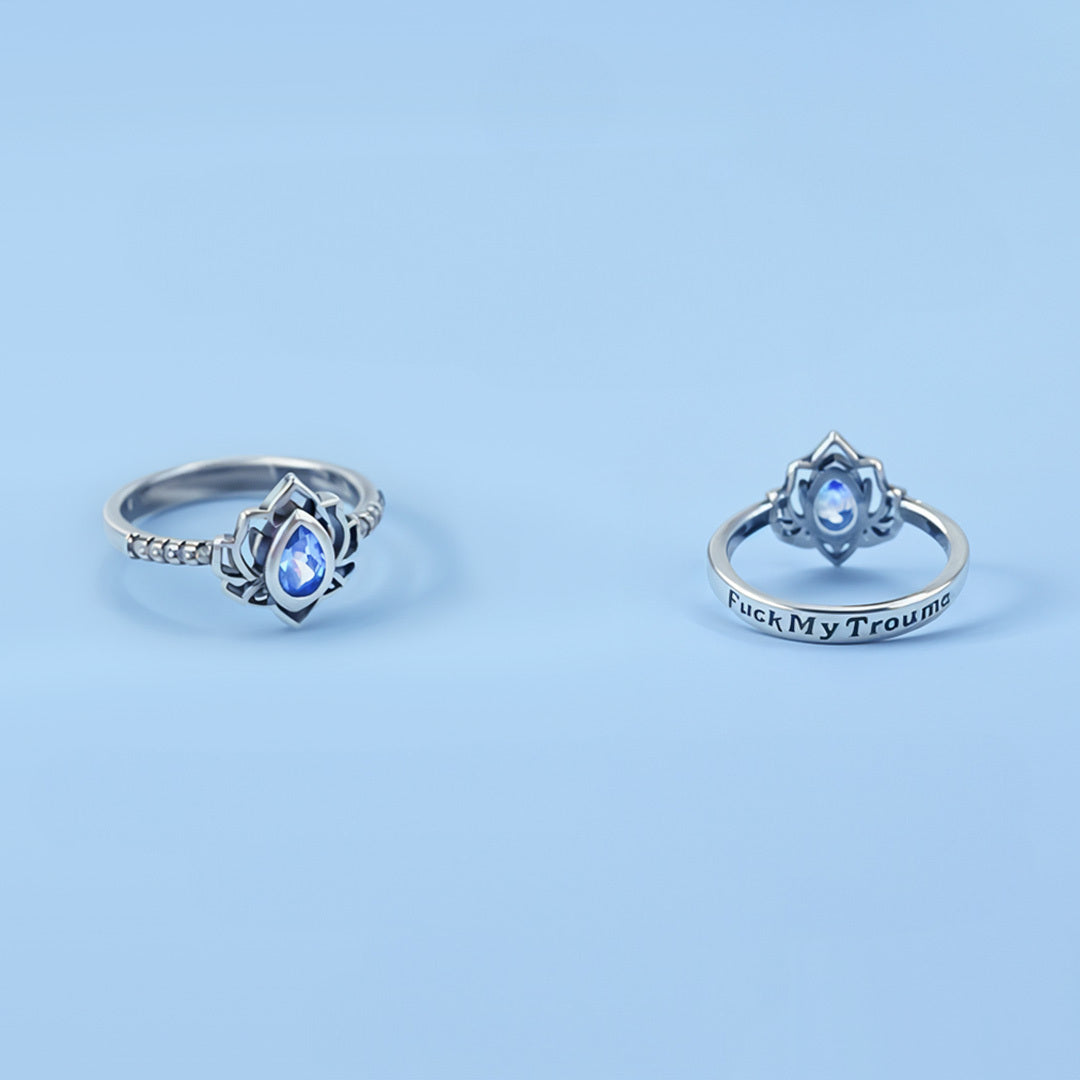 Trauma Lotus Ring For Women - Amalfa