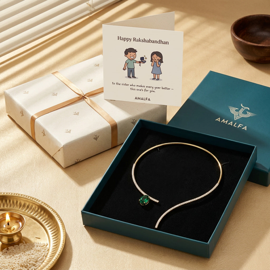 Verdara Curve Collar Necklace For Women