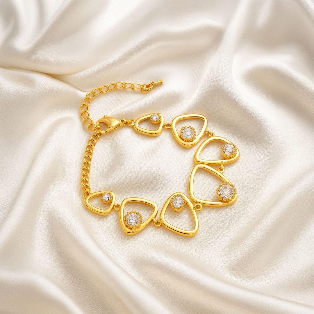 Liana Geometric Bracelet For Women - Amalfa