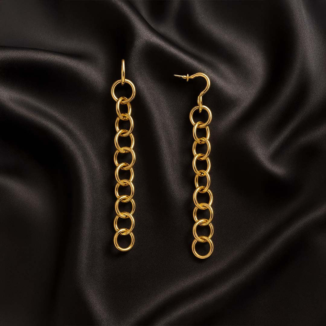 Elegant Chain Earrings - Amalfa