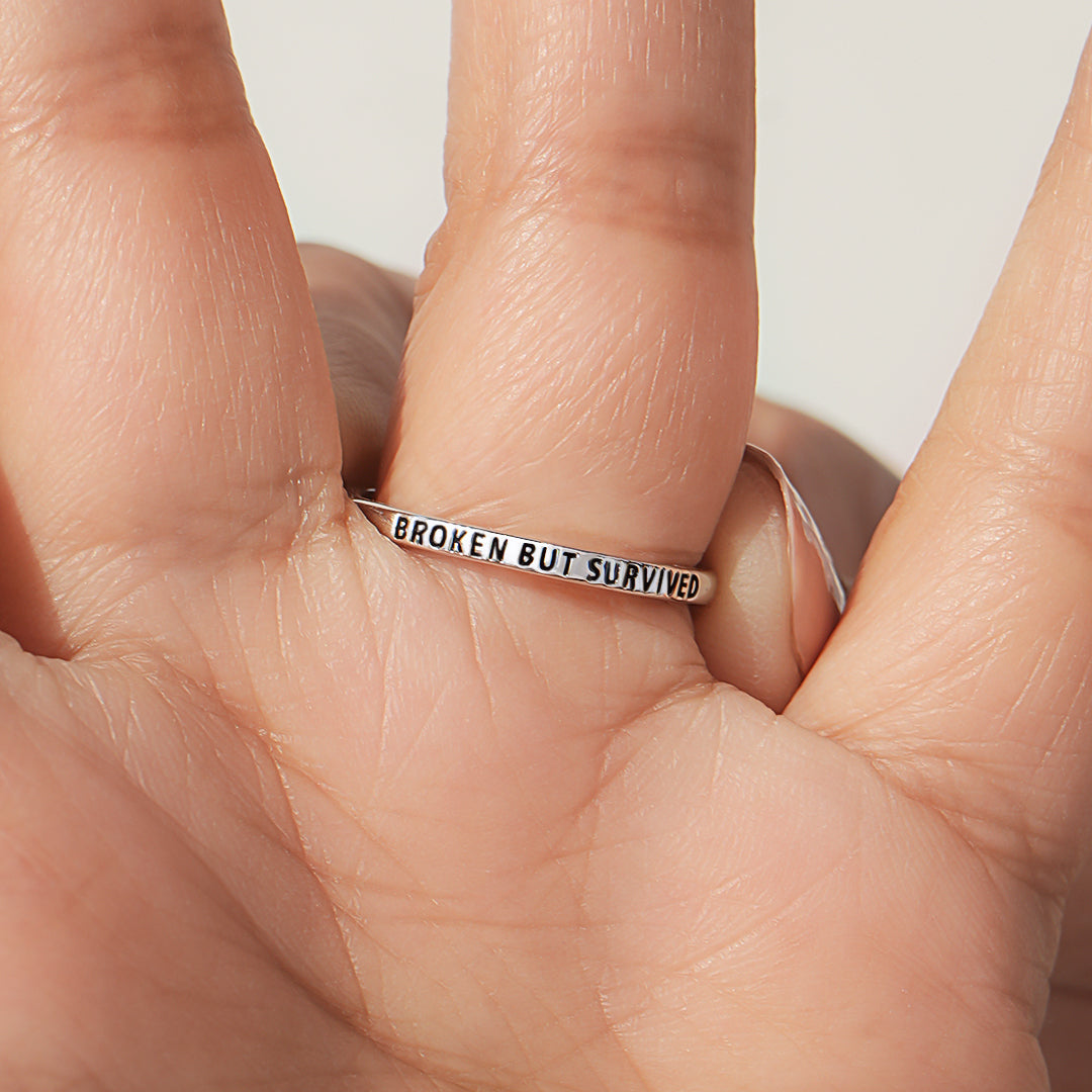 Resilient Spark – The Broken But Beautiful Ring (Size 7) - Amalfa