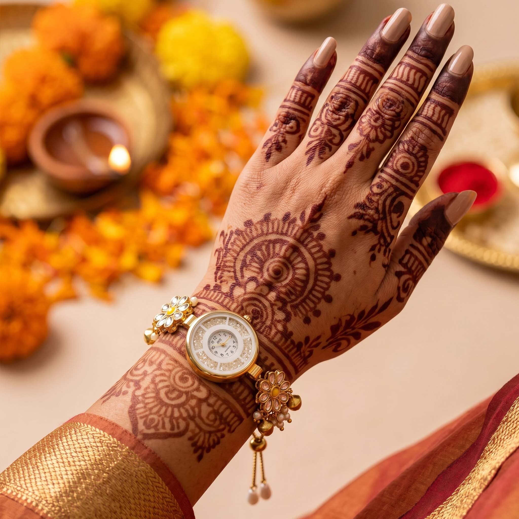Soleil Rakhi Watch Set