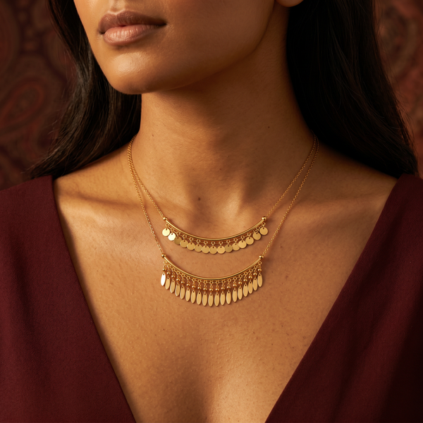 Dual Luxe Transform Necklace-Bracelet For Women
