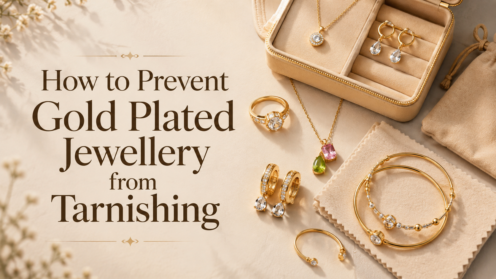 How to Prevent Gold Plated Jewellery from Tarnishing?