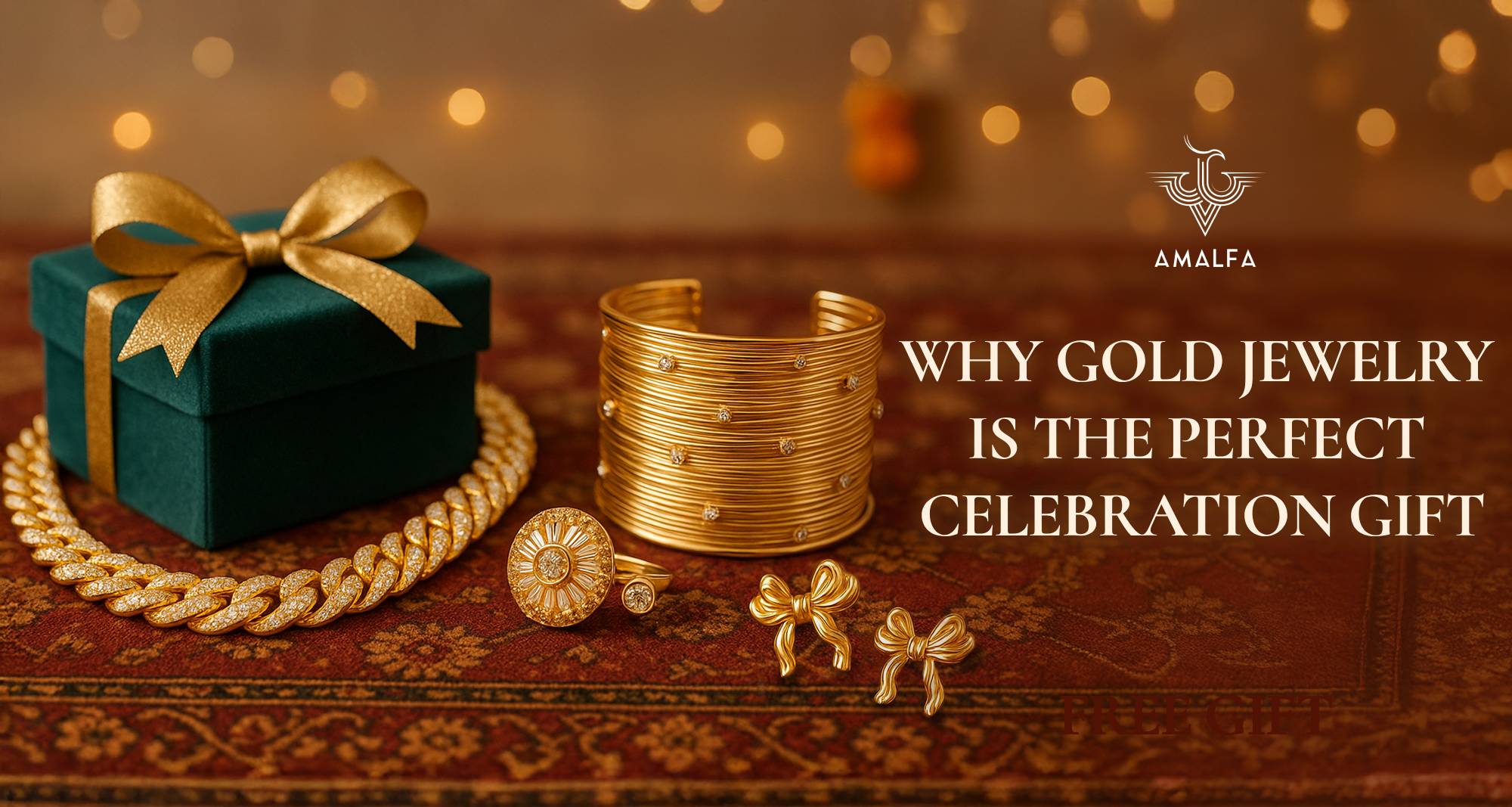 Why Gold Jewelry Is the Perfect Celebration Gift - Amalfa
