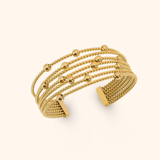 Emma’s Textured Gold Bangles