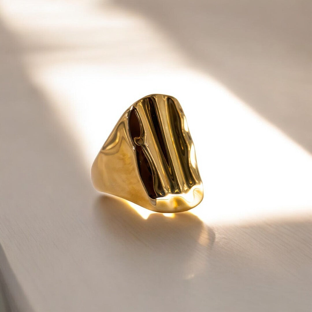 Marisa’s Ripple Gold Ring for Women