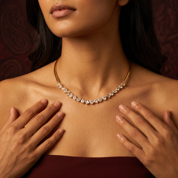 Dual Luxe Transform Necklace-Bracelet For Women