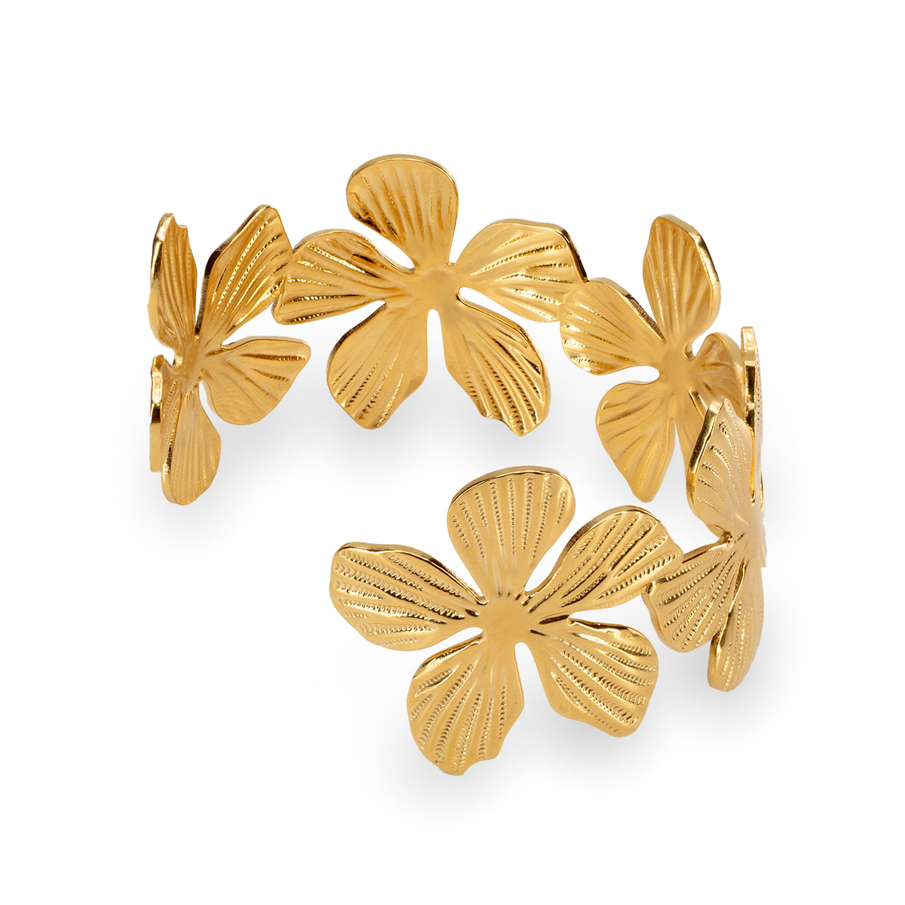 Olivia’s Floral Gold Cuff