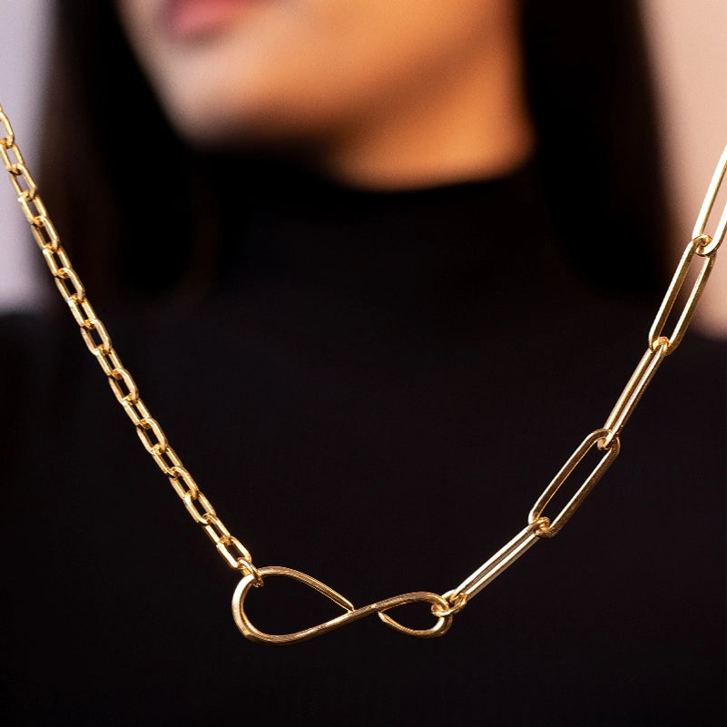 Nyssa Infinity Dual Chain Necklace