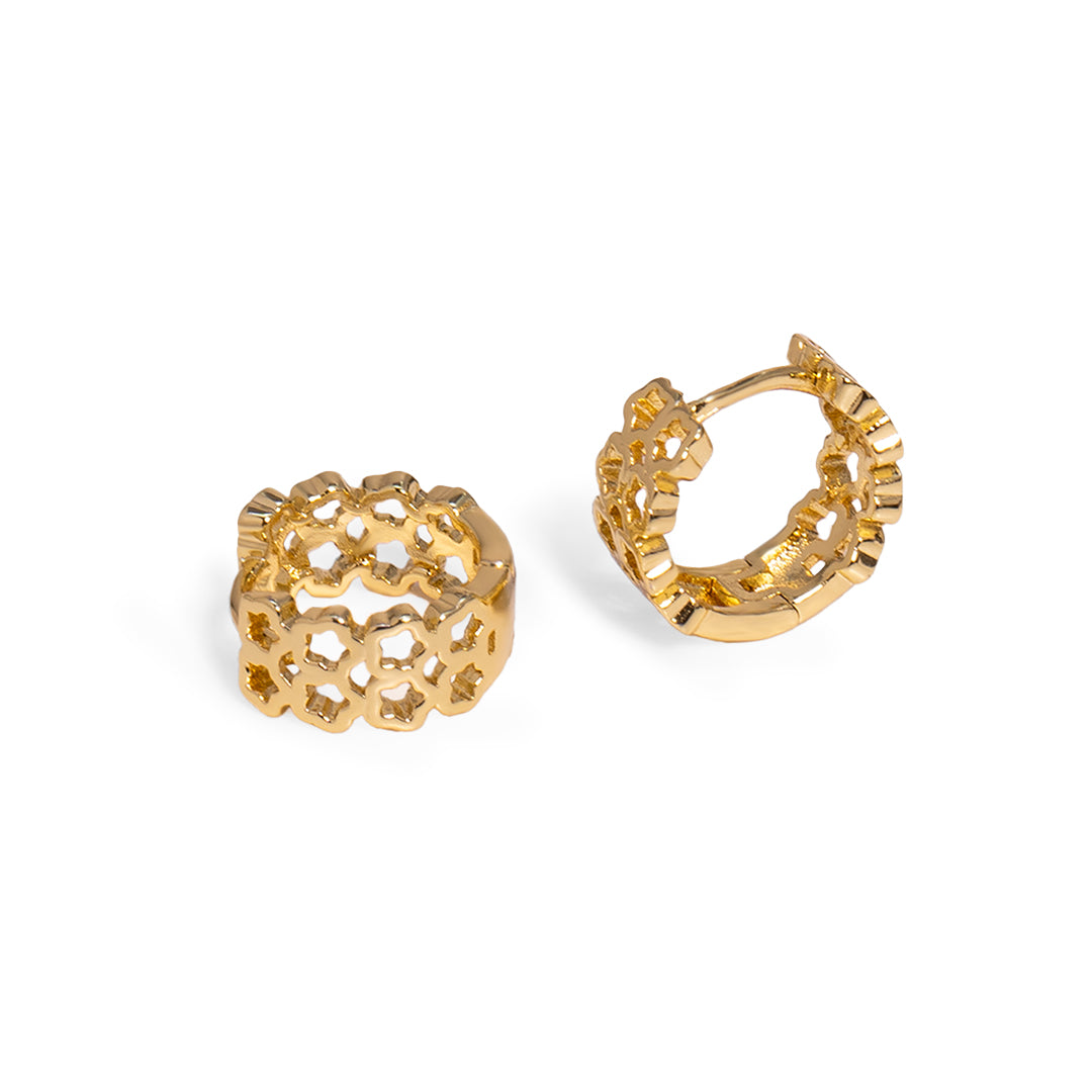 Sophia Everyday Gold Stud Earrings (Set of 6 earrings)