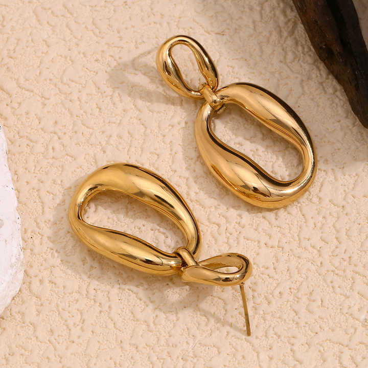 gold earrings for women , cute earring , Amalfa earrings 