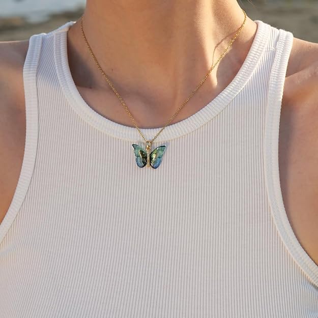 Butterfly Pendant Necklace