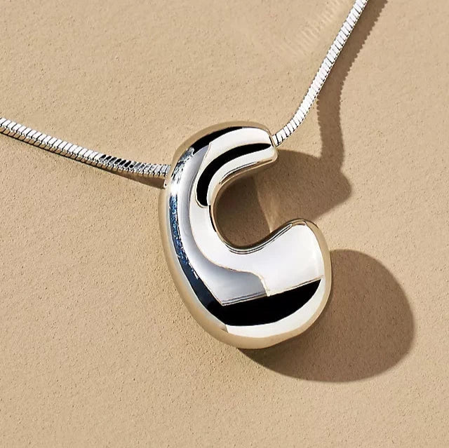 C initial pendant 