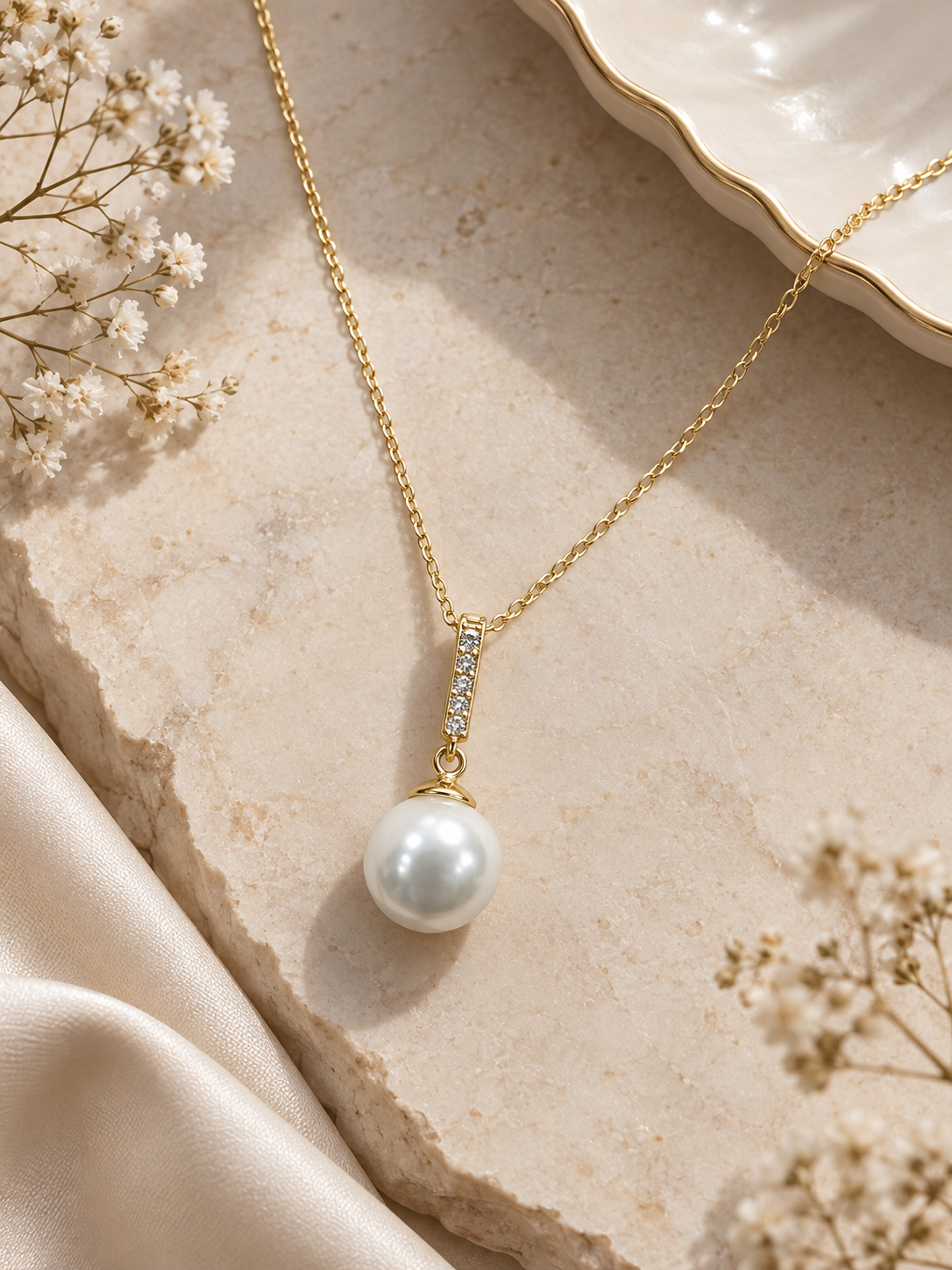 Nerissa Pearl Drop Set