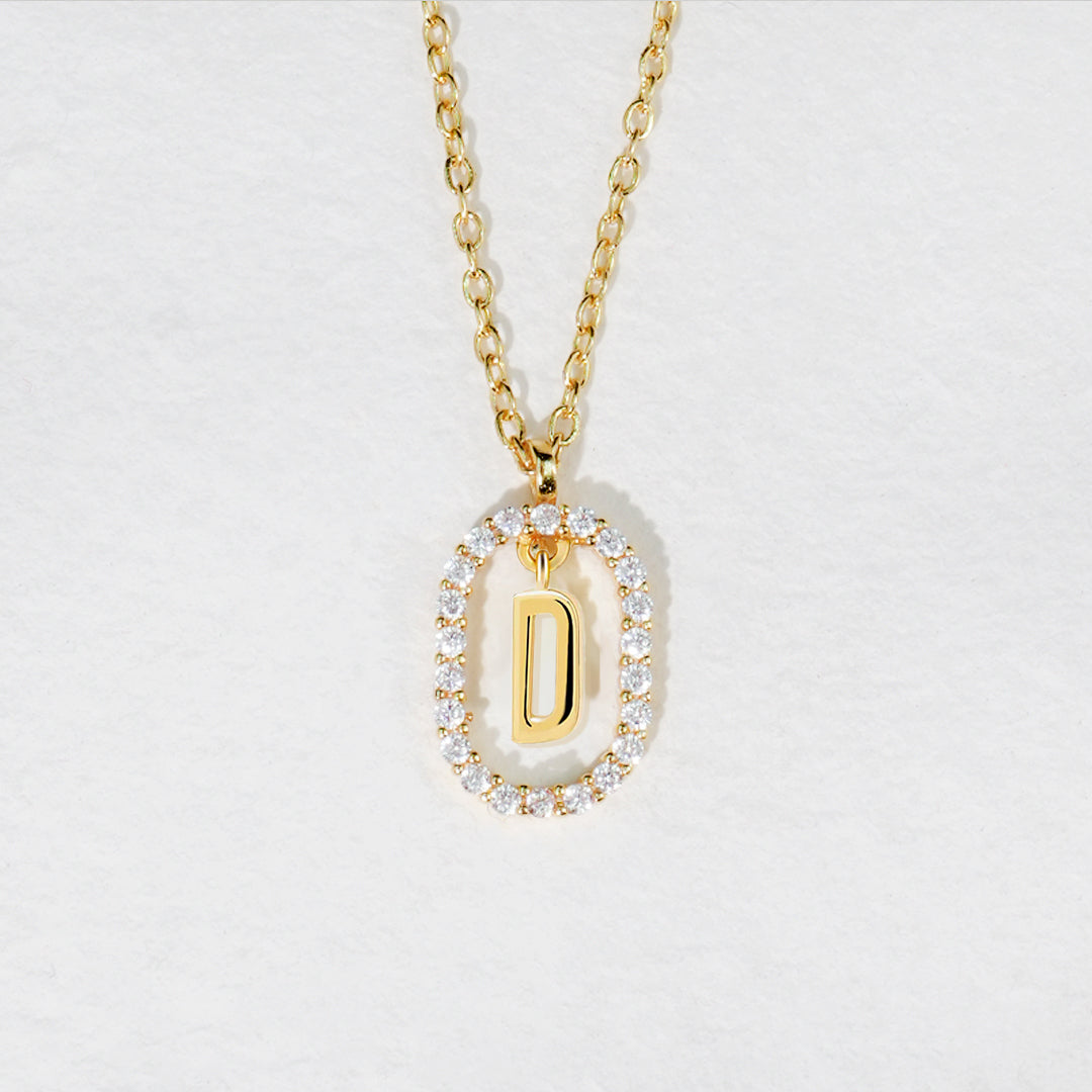Letter D necklace