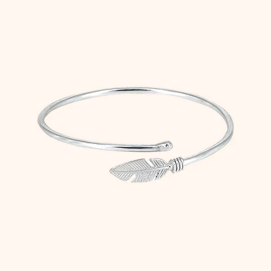 Delicate Feather Bracelet