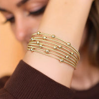 Thumbnail for Textured Gold Bangles