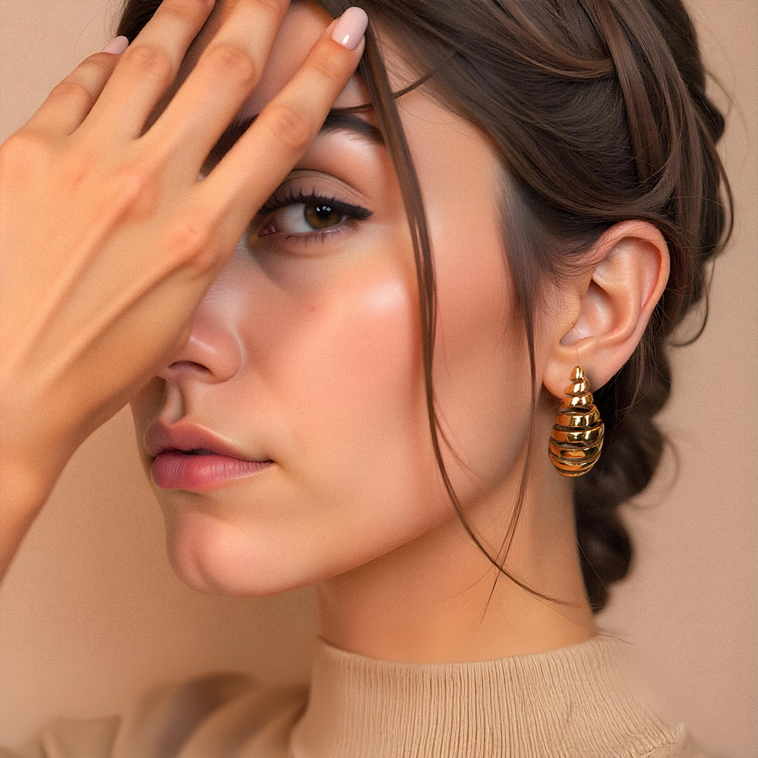 gold plated earring