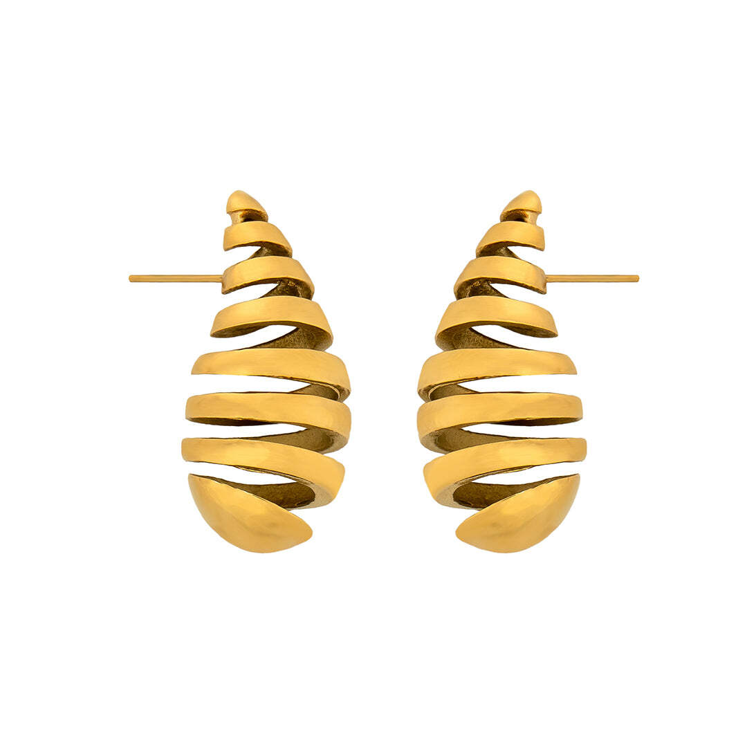 Evie Twisted Hoop Earrings