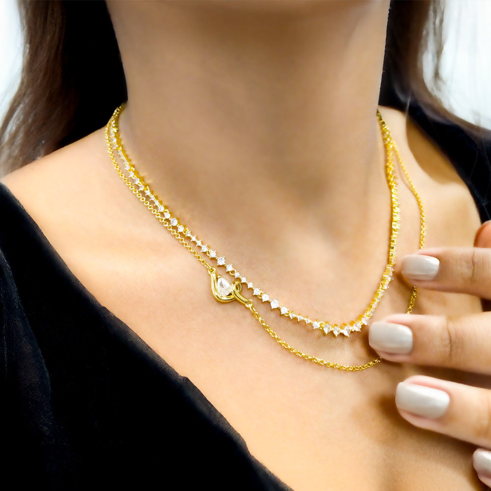 Nayla Double-layered  Necklace For Women