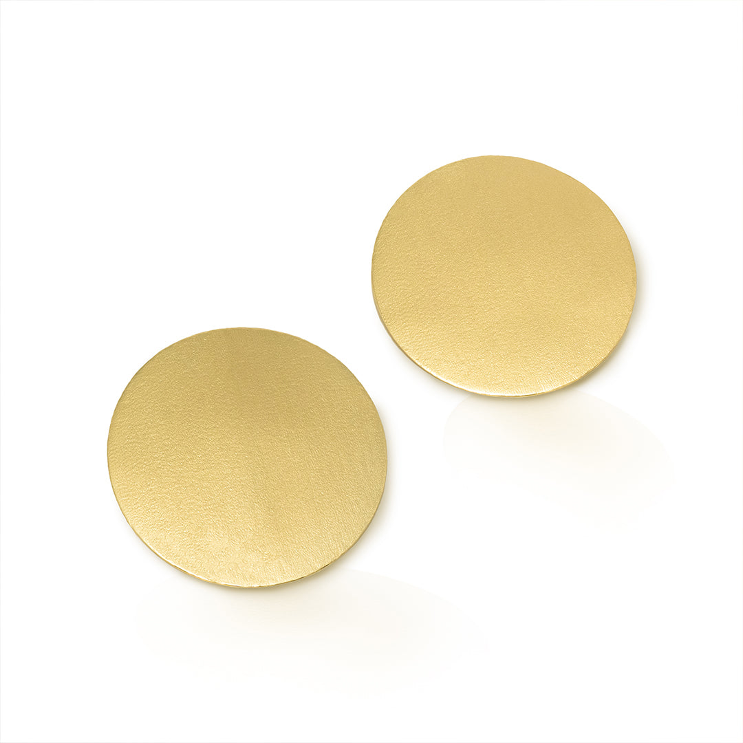 gold coin earrings