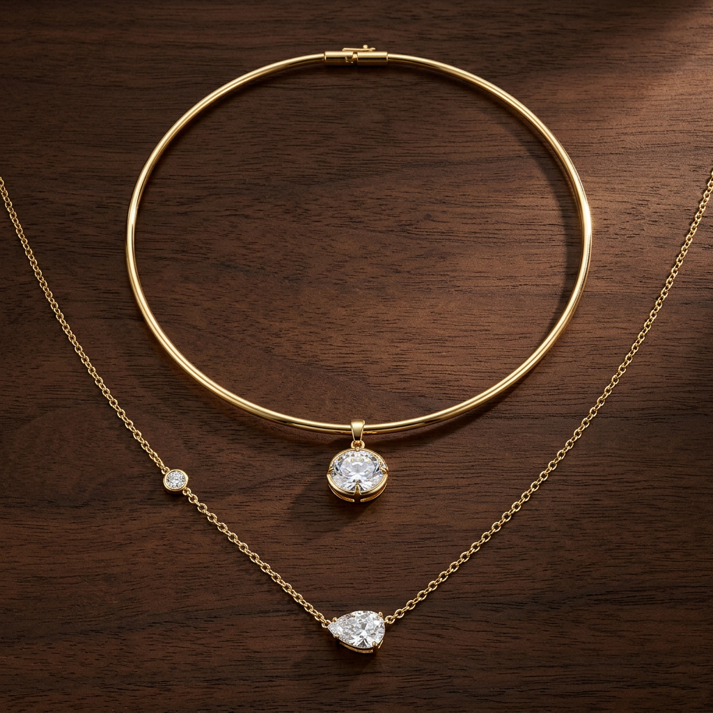 Coin Pendant Torque Necklace For Women