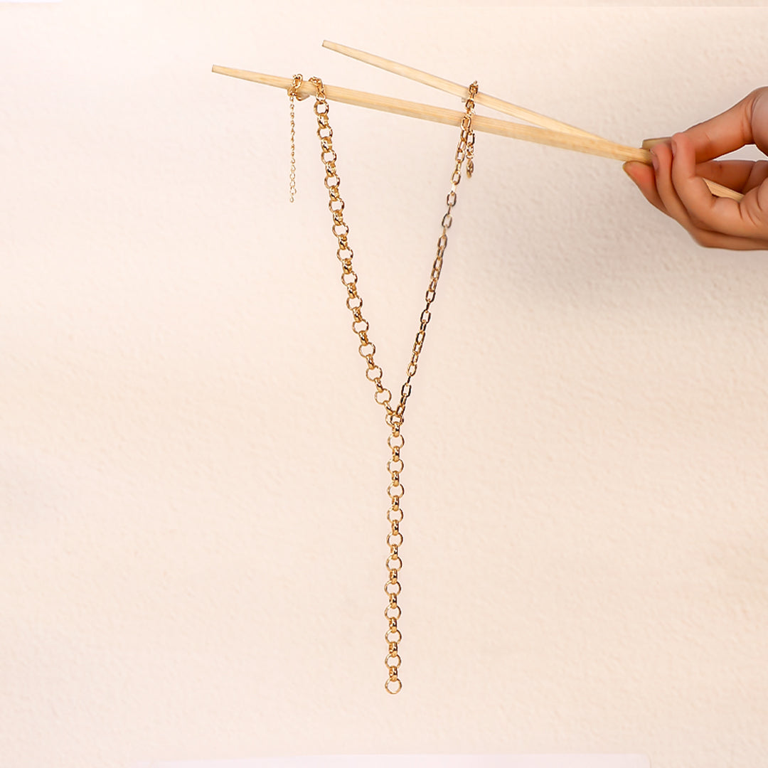 Ivy Dual Gold Chain Necklace