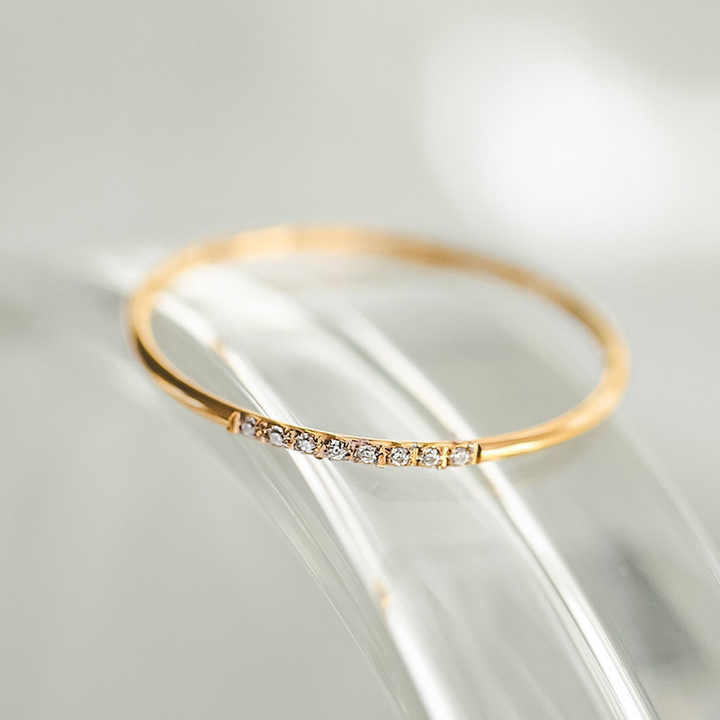 Riva Gold Band Ring For Women
