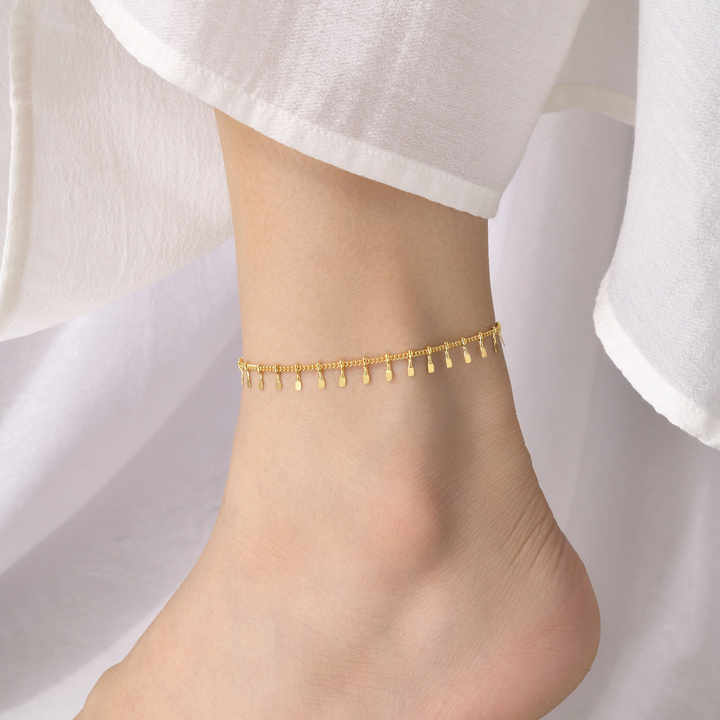 Selora Gold Dangle Anklet
