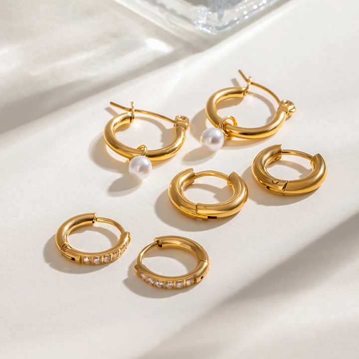 Nora Gold Hoop Earring Set