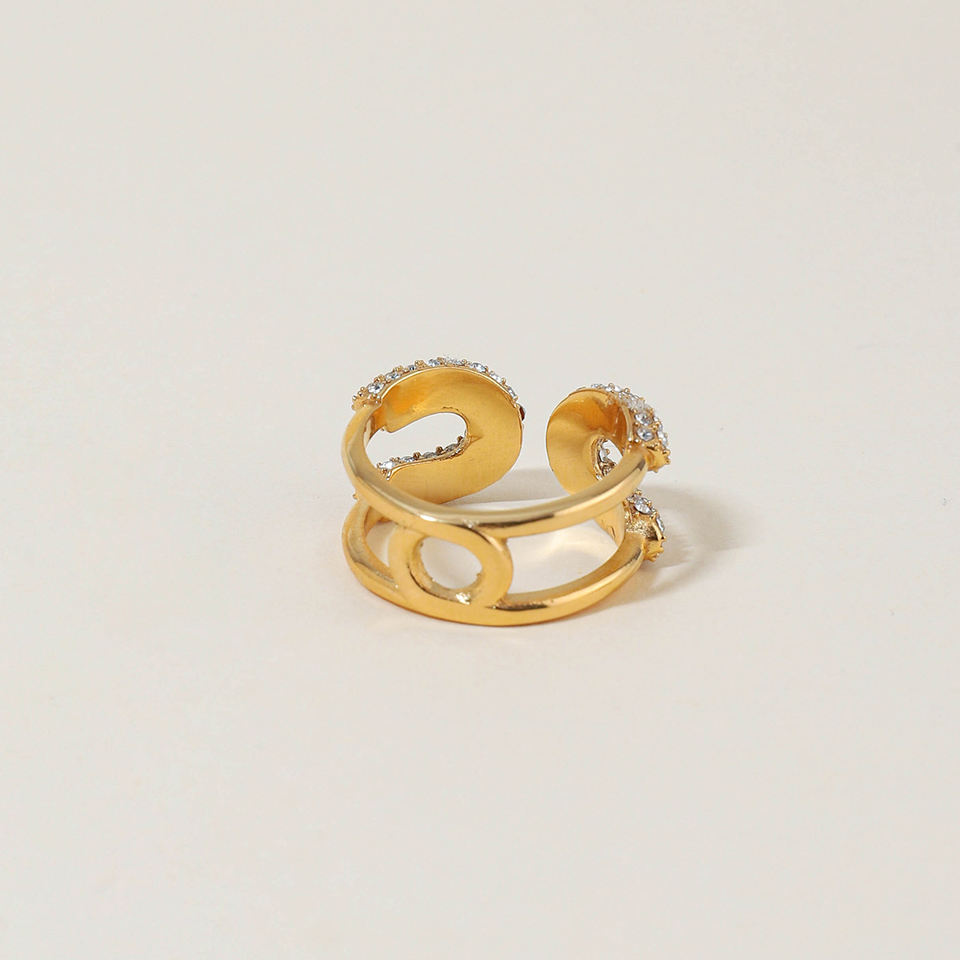 Sena Pave Twin Curve Ring