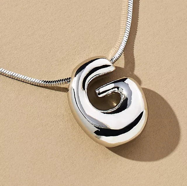 Initial necklace G