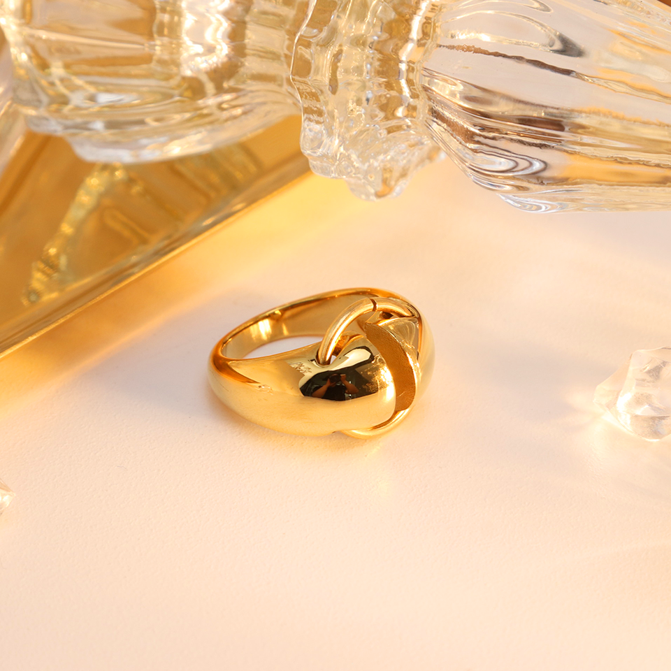 Kairo Gold Knot Statement Ring