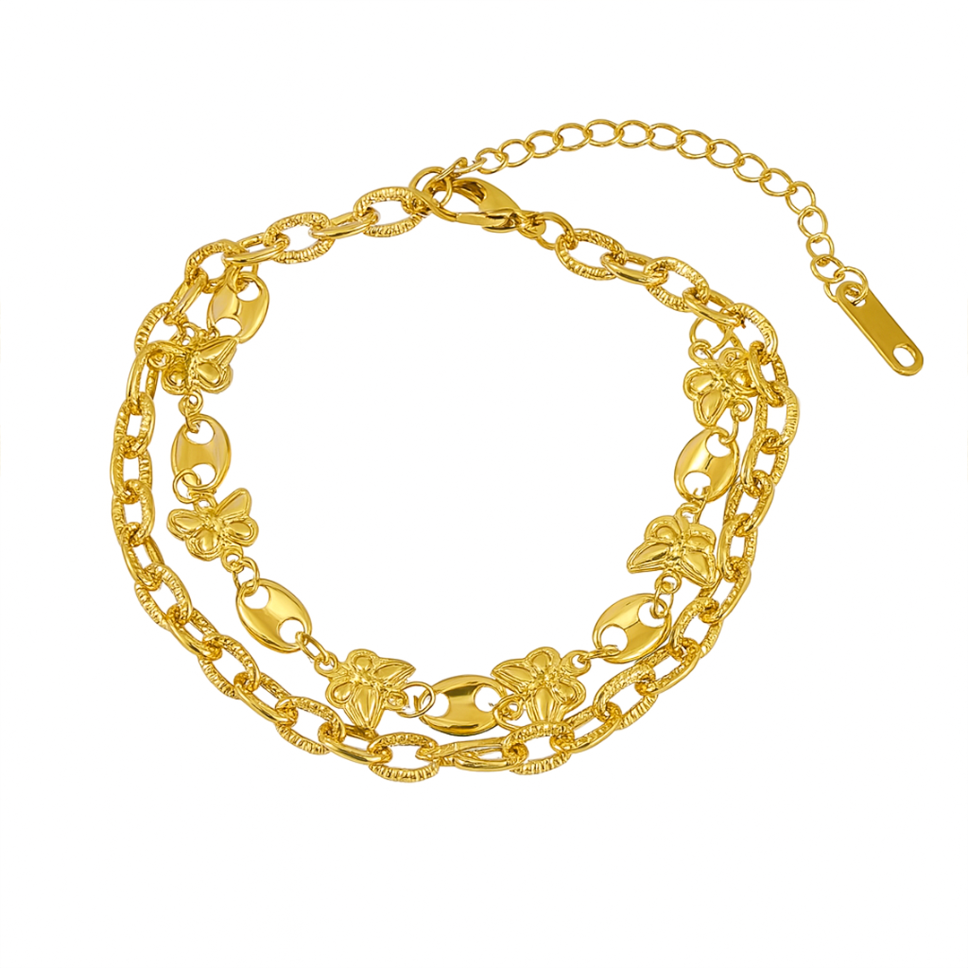 Kiara  Butterfly Charm Bracelet