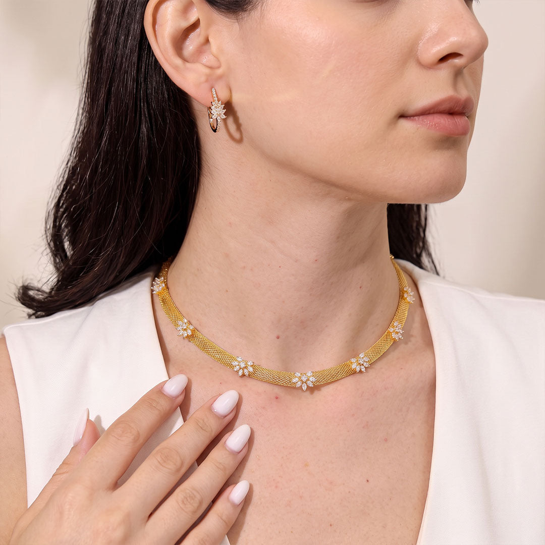 Laurel Necklace & Earrings Set