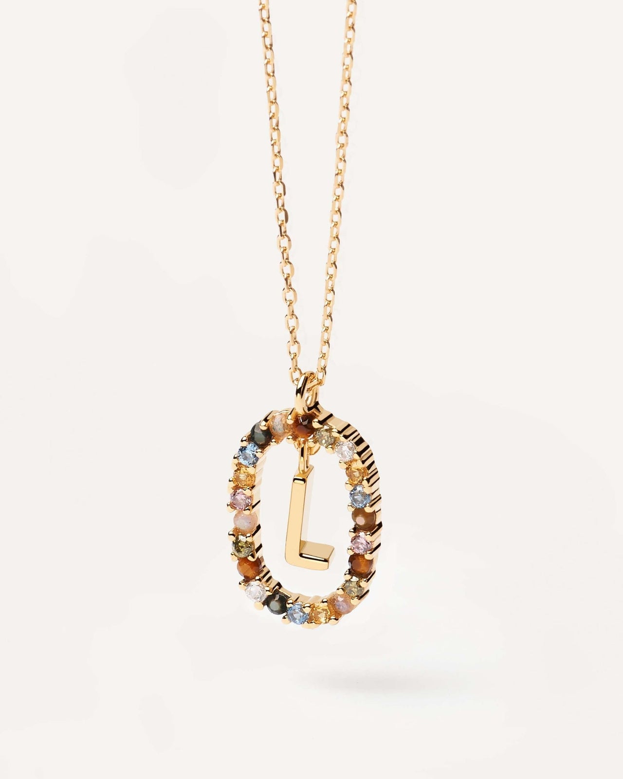 Letter L necklace