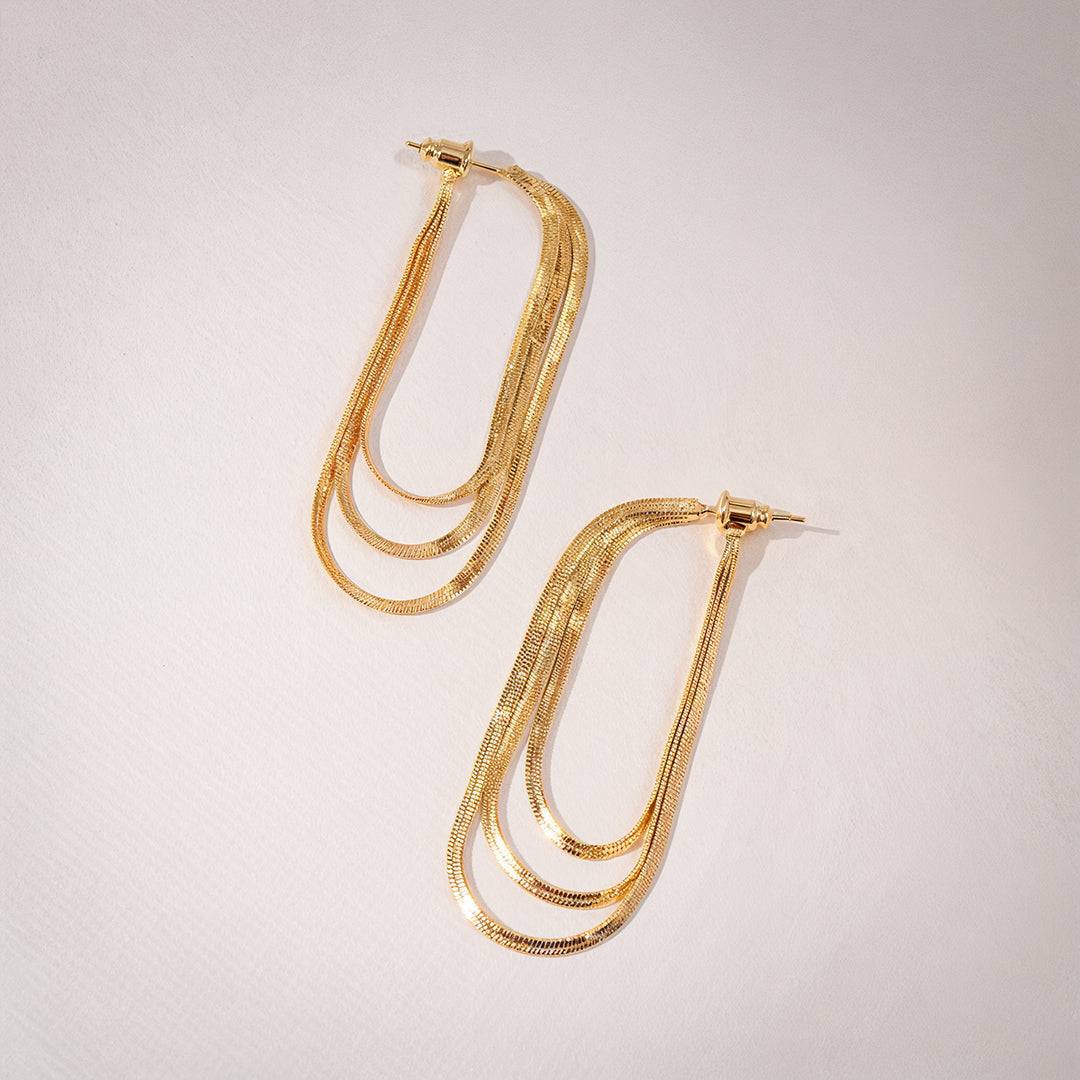 Gold Chain earrings