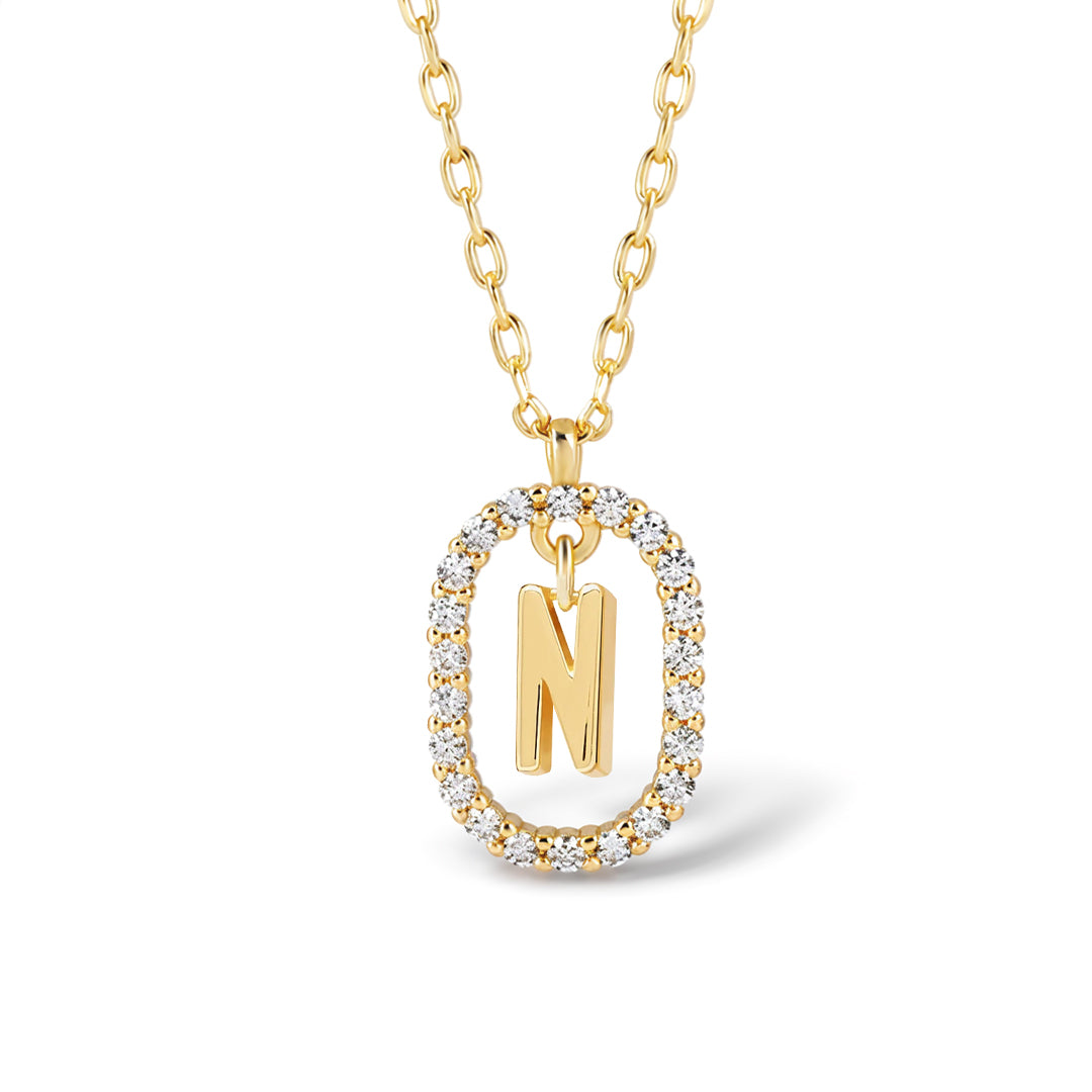 Pendant letter necklace N