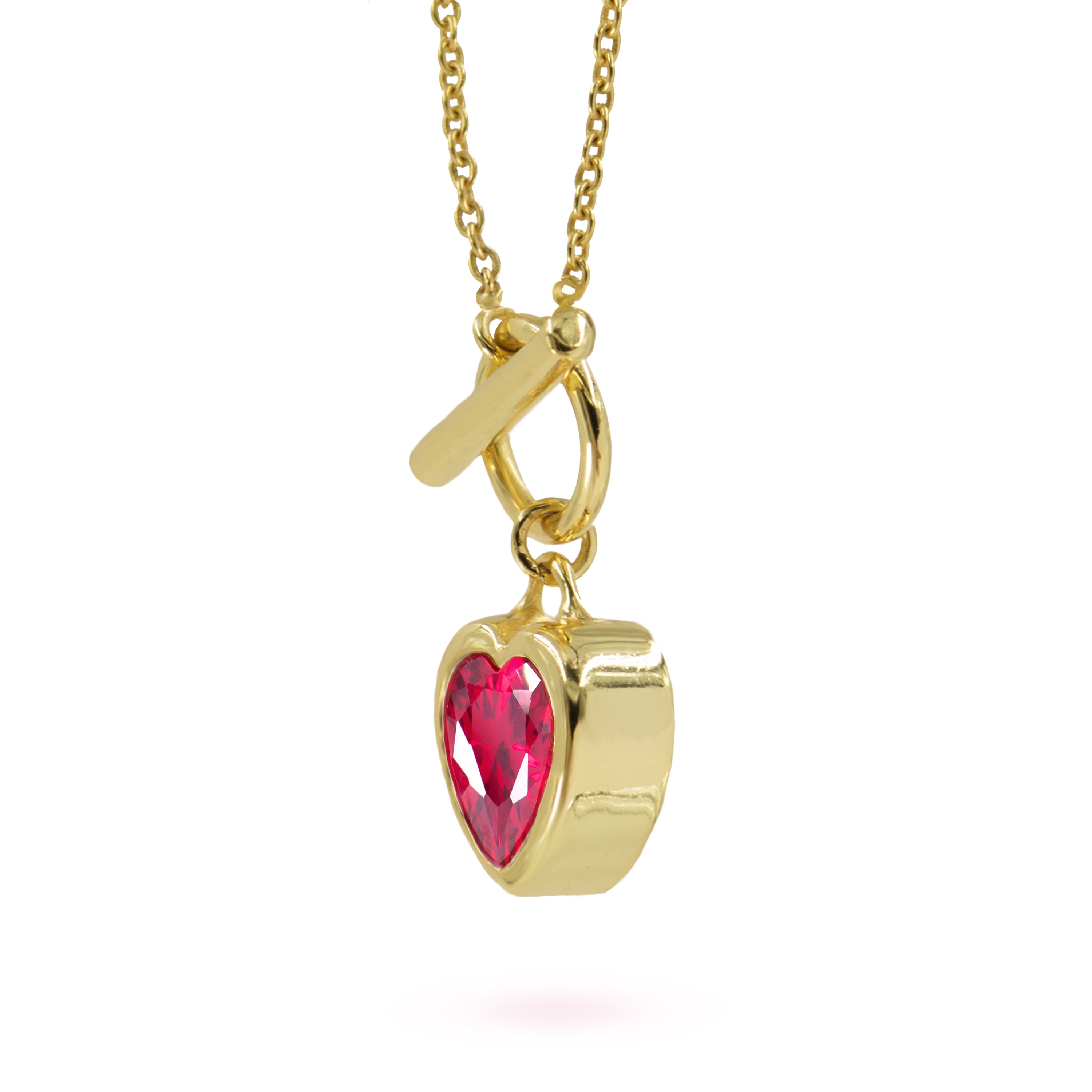 Lev Heart-Shaped Valentine Necklace - Amalfa