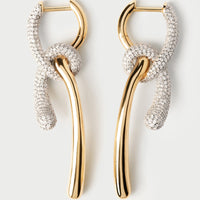 Thumbnail for Sculptural Knot Drop Earrings For Women