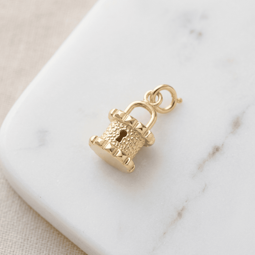 Amelie Vintage Lock Charm (Only Charm)