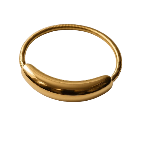 Zia  Gold-Toned Cuff Bracelet For Women