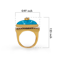 Thumbnail for Amun Turquoise Handmade Ring