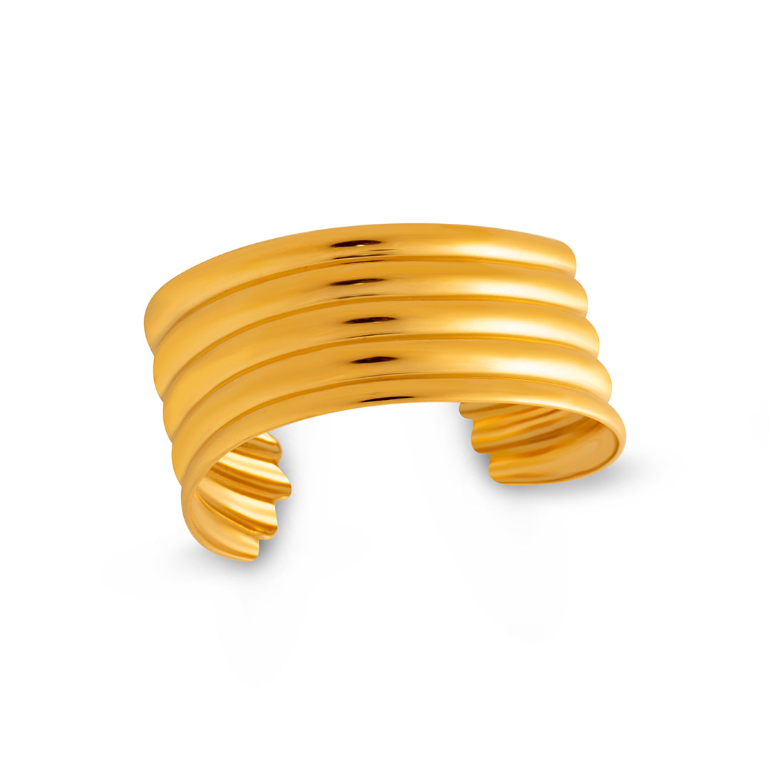 Aurora Wavy Cuff Bracelet