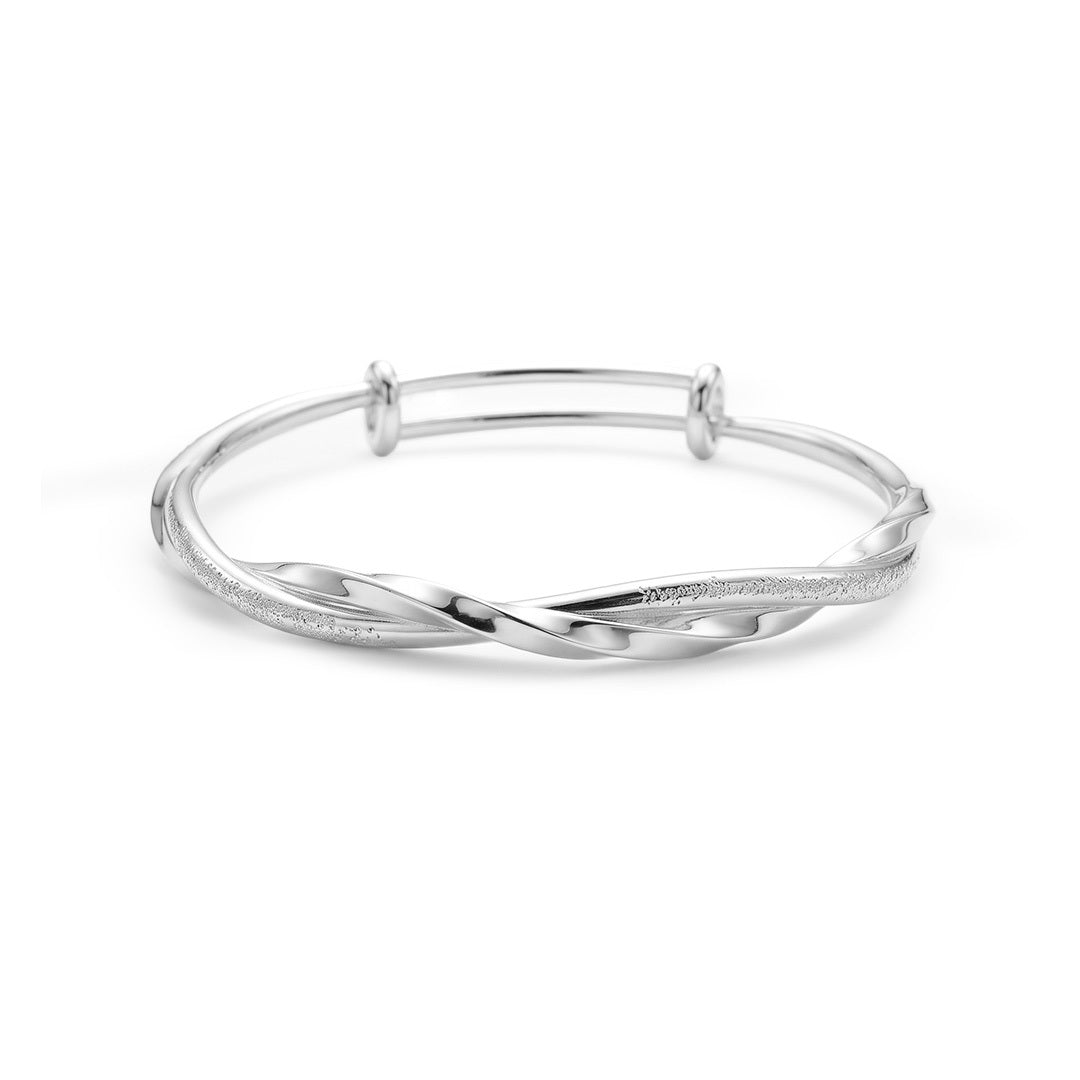 Aurora Twist Adjustable Bangle